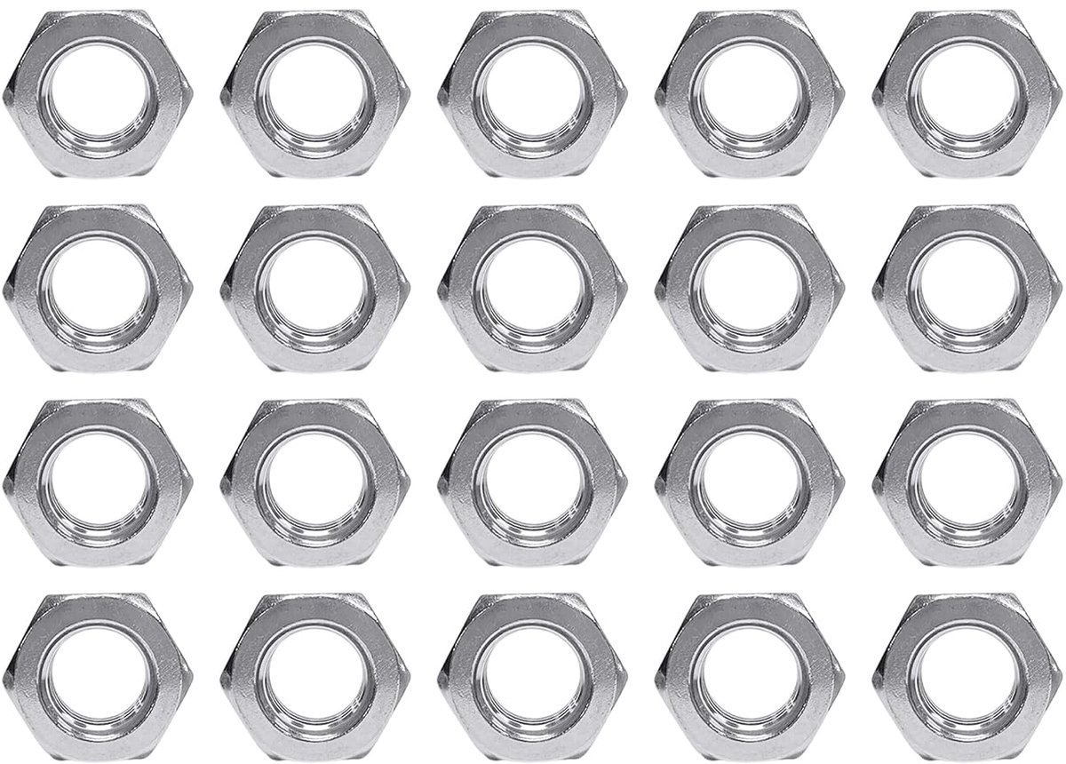 Hexmoeren 1/4 Inch - Roestvrij staal - Duurzaam en robuust - Ideaal voor camera en statief - ShopVlot