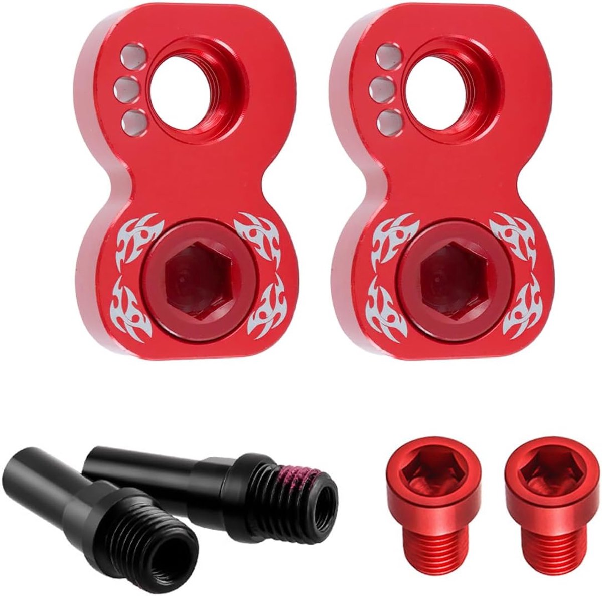 Fietsrem Extenders V-Brake - 406-451 (Rood) - Eenvoudige installatie - Verbeter remprestaties - ShopVlot