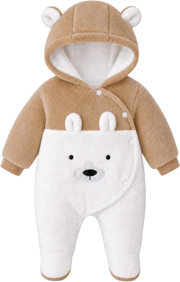 Voetzak baby 0-3 maanden - bruin - warm en comfortabel - ideaal voor onderweg - ShopVlot
