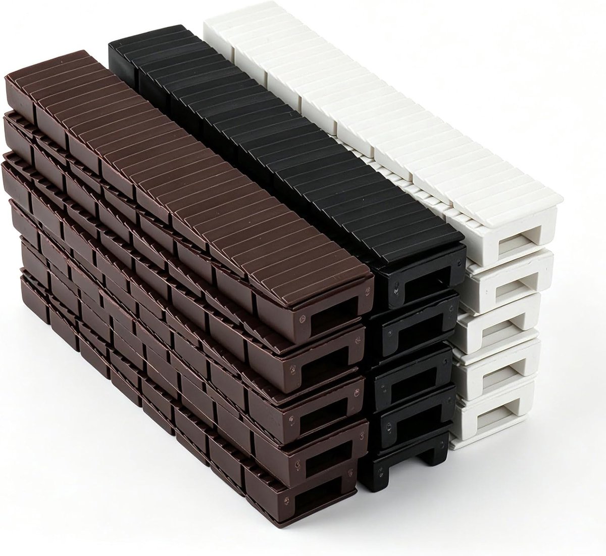 Meubelwiggen 75 stuks - Niveau wiggen 100x19,5x8mm - Robuust plastic - Ideaal voor stabiele meubels - ShopVlot