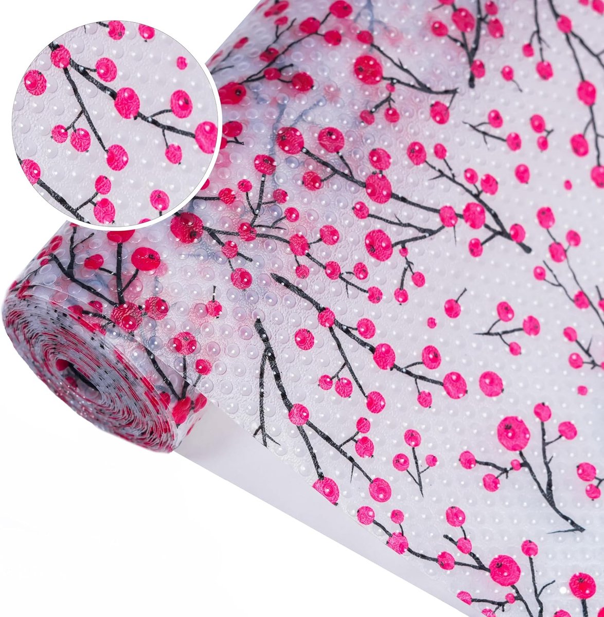 Waterproof lade mat 44cm x 600cm - EVA kunststof - snijbaar - ideaal voor keuken en meubels - ShopVlot