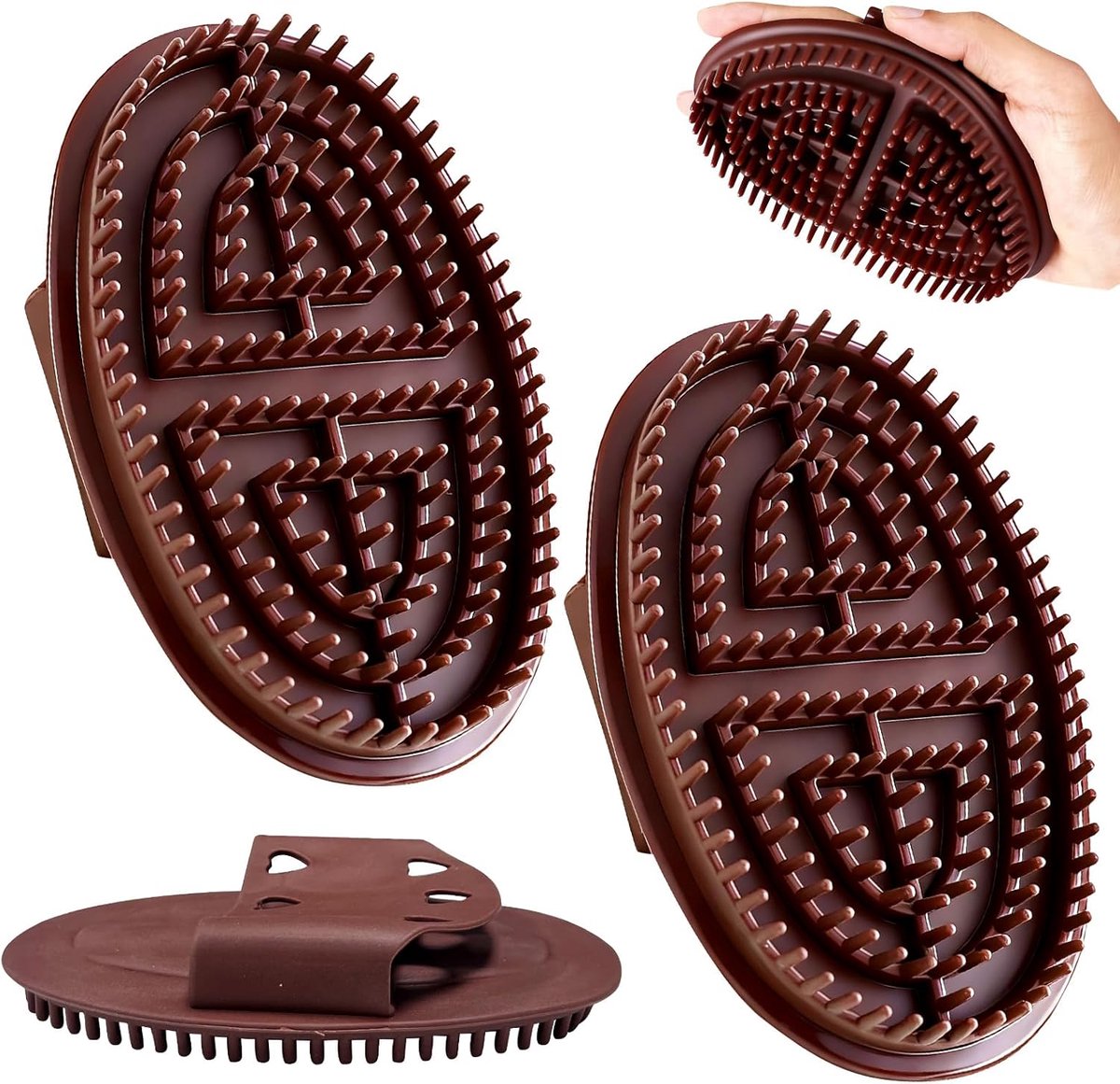 Massageborstel - 2 Stuks Magnetische Meridian Massageborstel - Professionele Acupressuur Borstel - ShopVlot