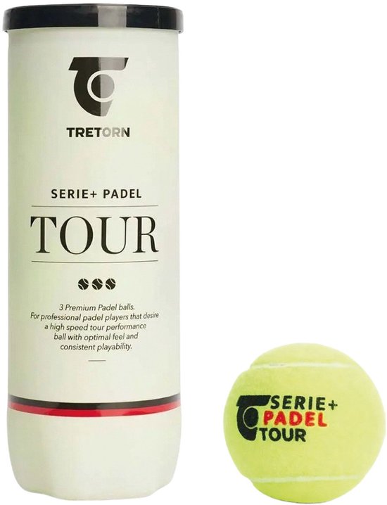 Tretorn - Padel ballen - Serie Tour - 3 ballen