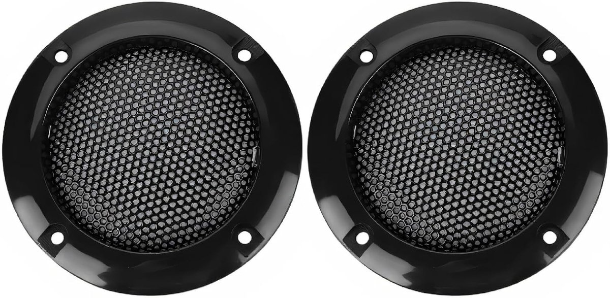 Speaker grille 2 inch - onbreekbaar met metalen afwerking - elegante bescherming - decoratie voor speakers - ShopVlot