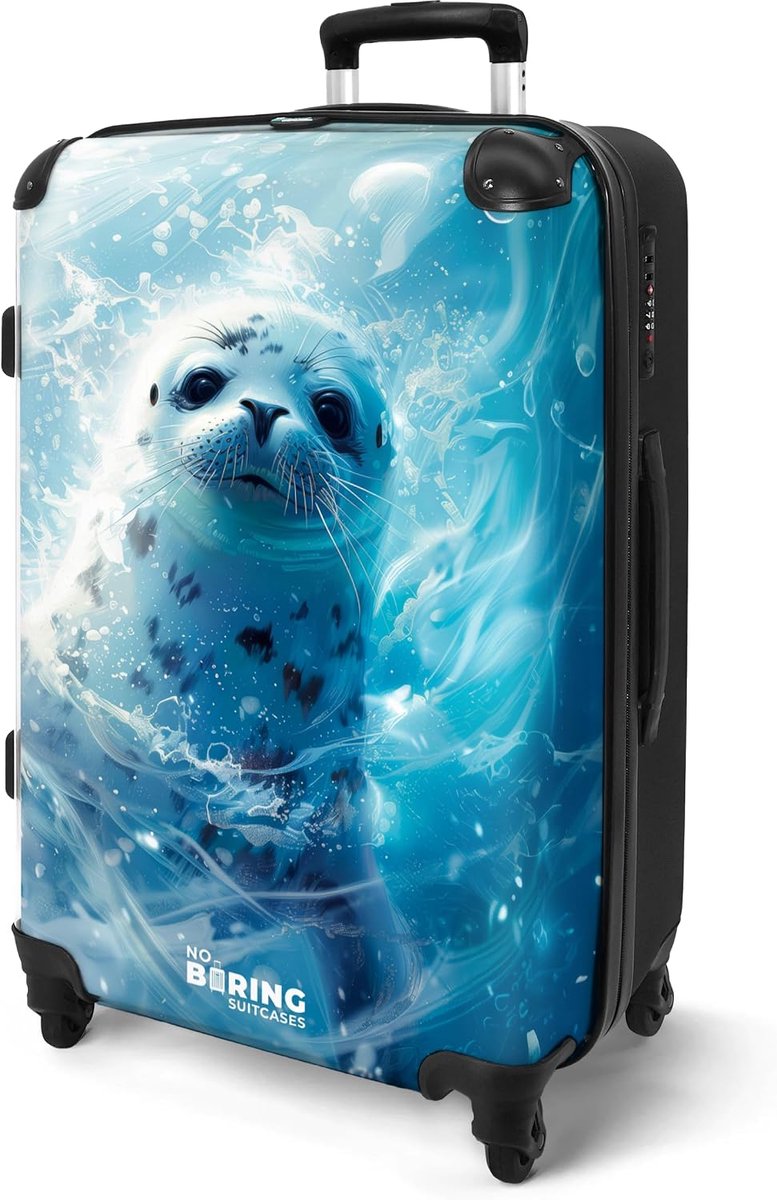 Reiskoffer hard 67 cm - Kindersuitcase met 4 wielen - TSA slot - Ultralichte reiskoffer voor kinderen - ShopVlot