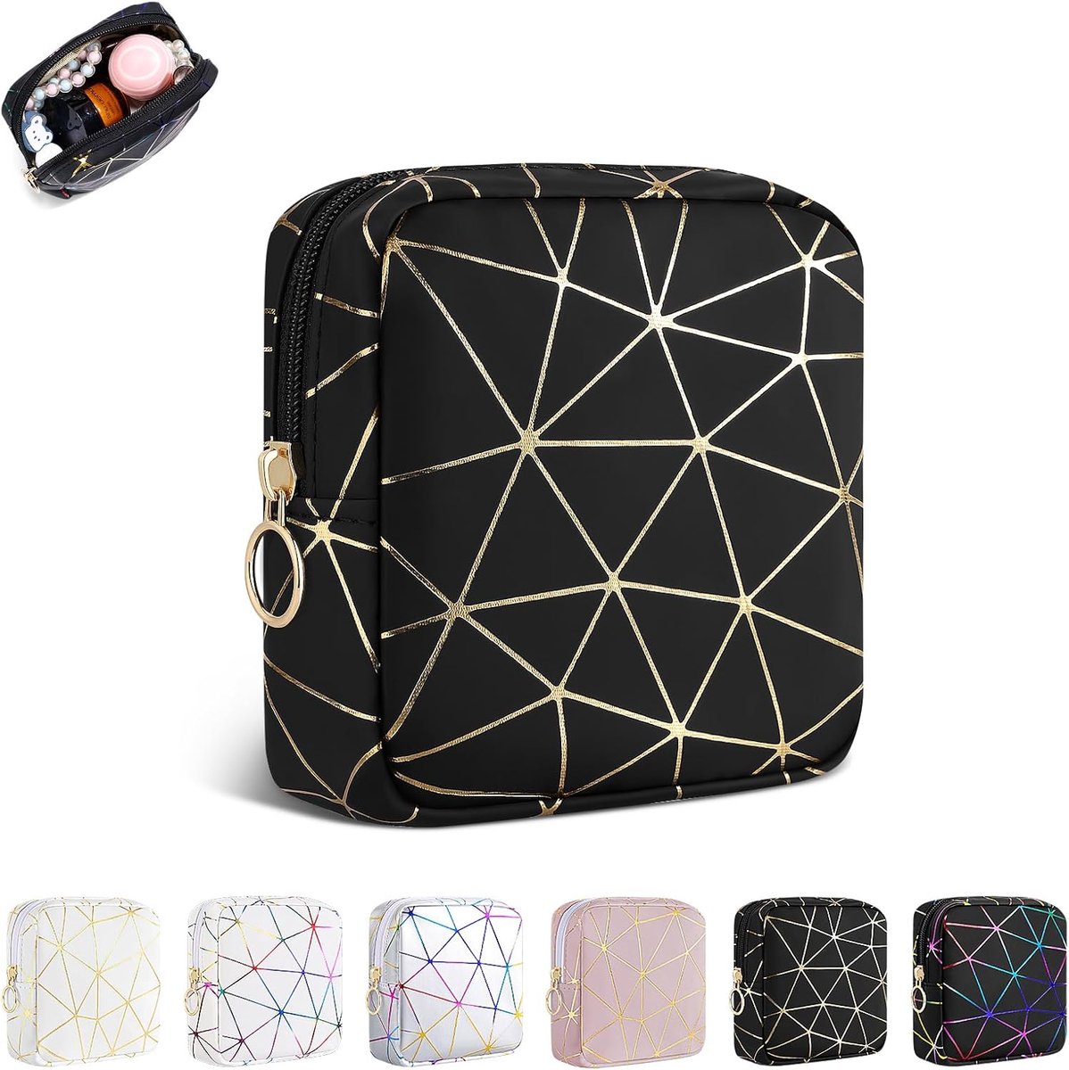 Make-up tas klein - PU leder - waterdicht - ideaal voor reizen - ShopVlot