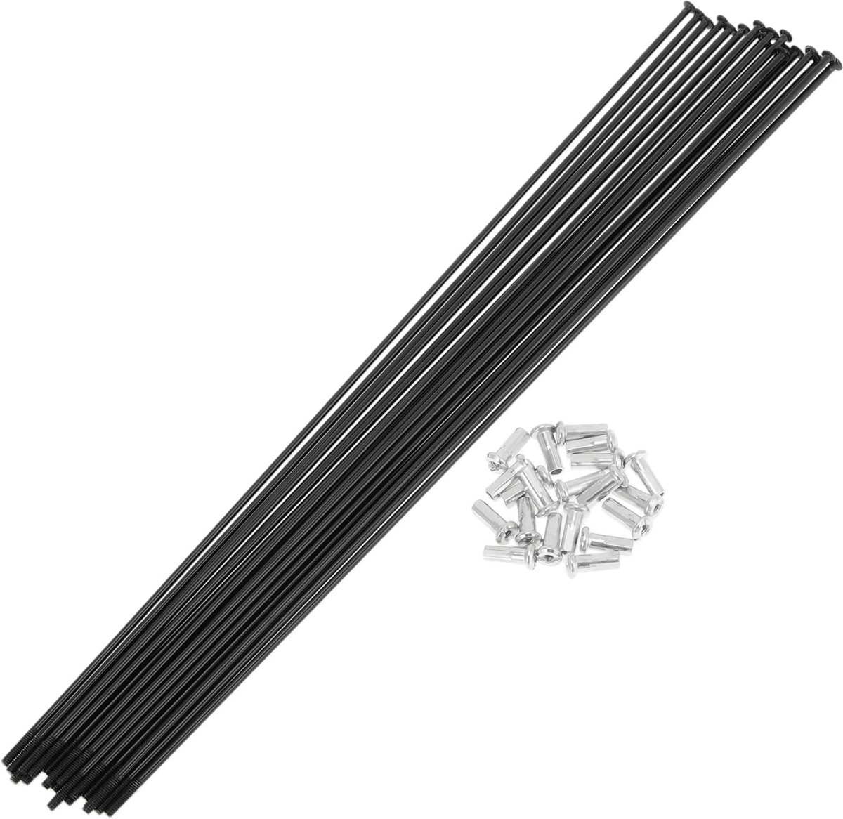 Fiets spaken 14G 245mm - koolstofstaal zwart - sterke constructie - ideaal voor reparatie - ShopVlot