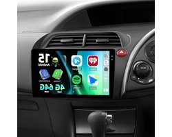 Autoradio Navigatie Systeem - Auto Radio GPS - Autorijden Navigeren - Draadloze CarPlay Android Auto - 9 inch - Zwart