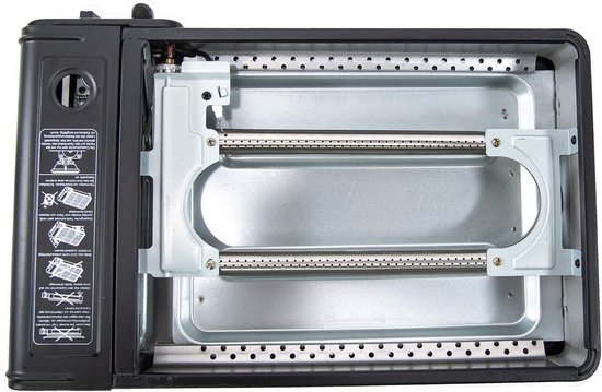 Draagbare Camping Grillset - Compacte BBQ Set met Grillrooster en Grillpan voor Buiten van Merkloos — afbeelding 4