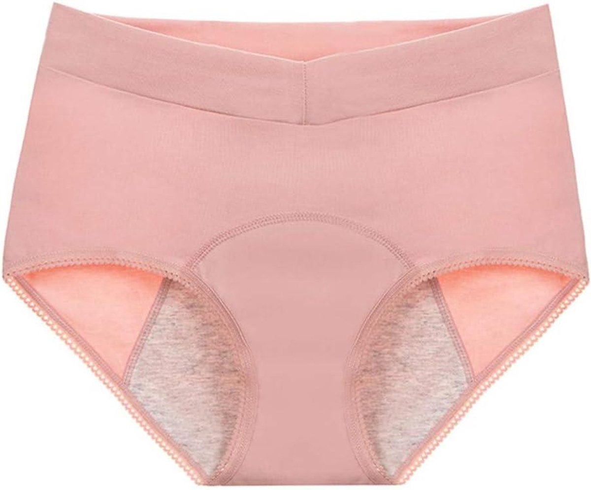 Menstruatie Slips - Periode Ondergoed - Extra Bescherming - Zacht Katoen - 3 Stuks - Diverse Kleuren