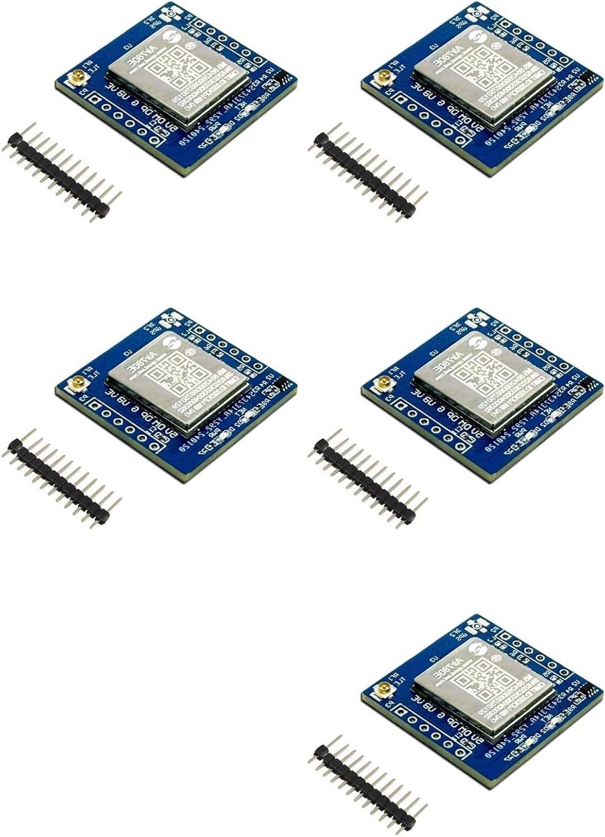 4G Module - IoT Communicatie - Datatransmissie - Snelle Netwerkverbinding - 5 Stuks - Zwart