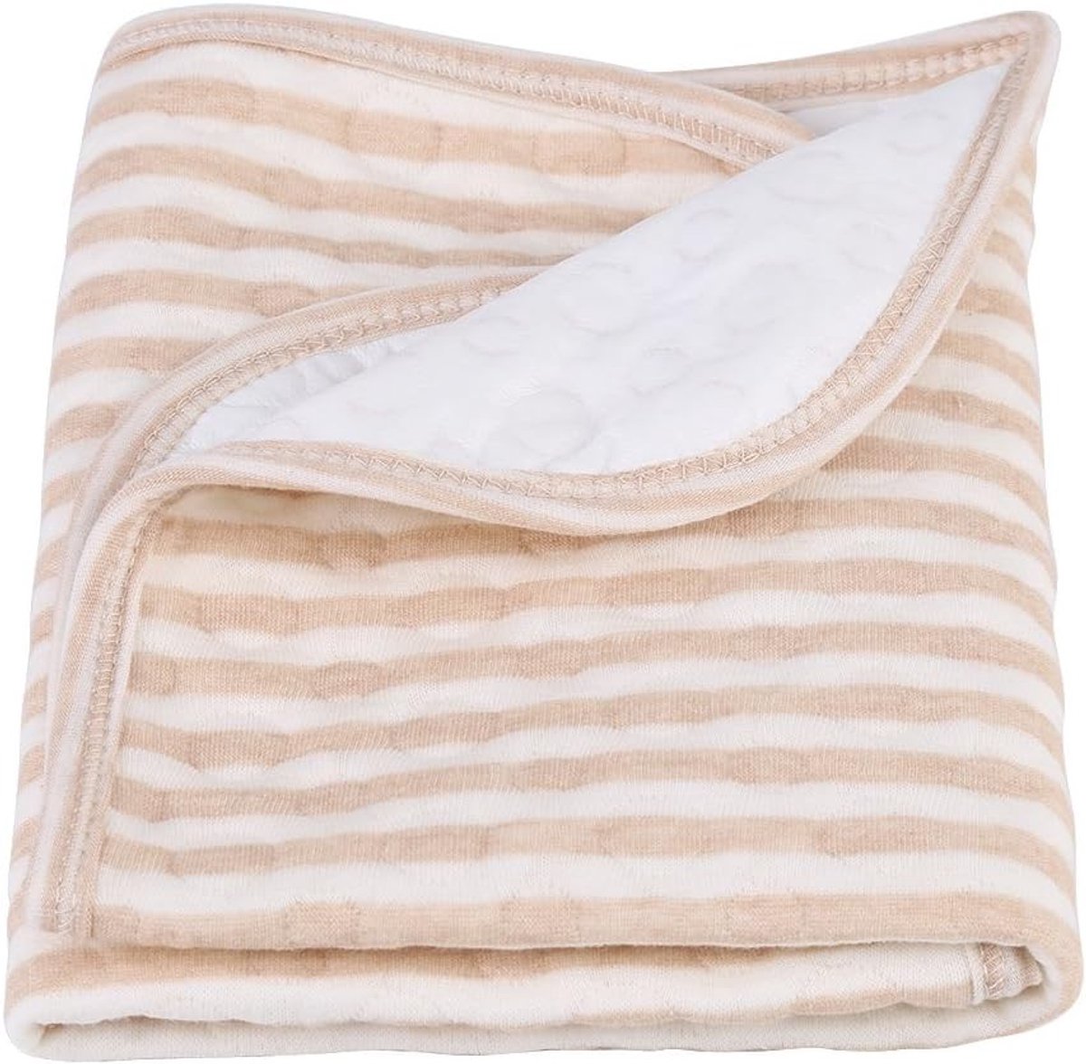 Veranderbare Baby Verschoonmat van Organisch Katoen, Waterdicht en Sneldrogend, Ideaal voor Pasgeborenen en Baby's, 50x70cm