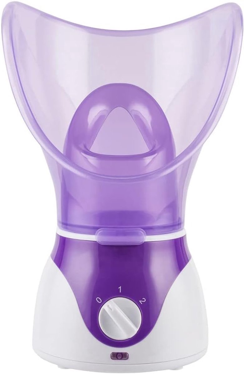 Facial Steamer - Face Steamer - Gezichtssauna - Stoom - Aromadiffuser - Voor gezichtsverzorging - Huidverzorging - Verzachtend en ontspannend - paars