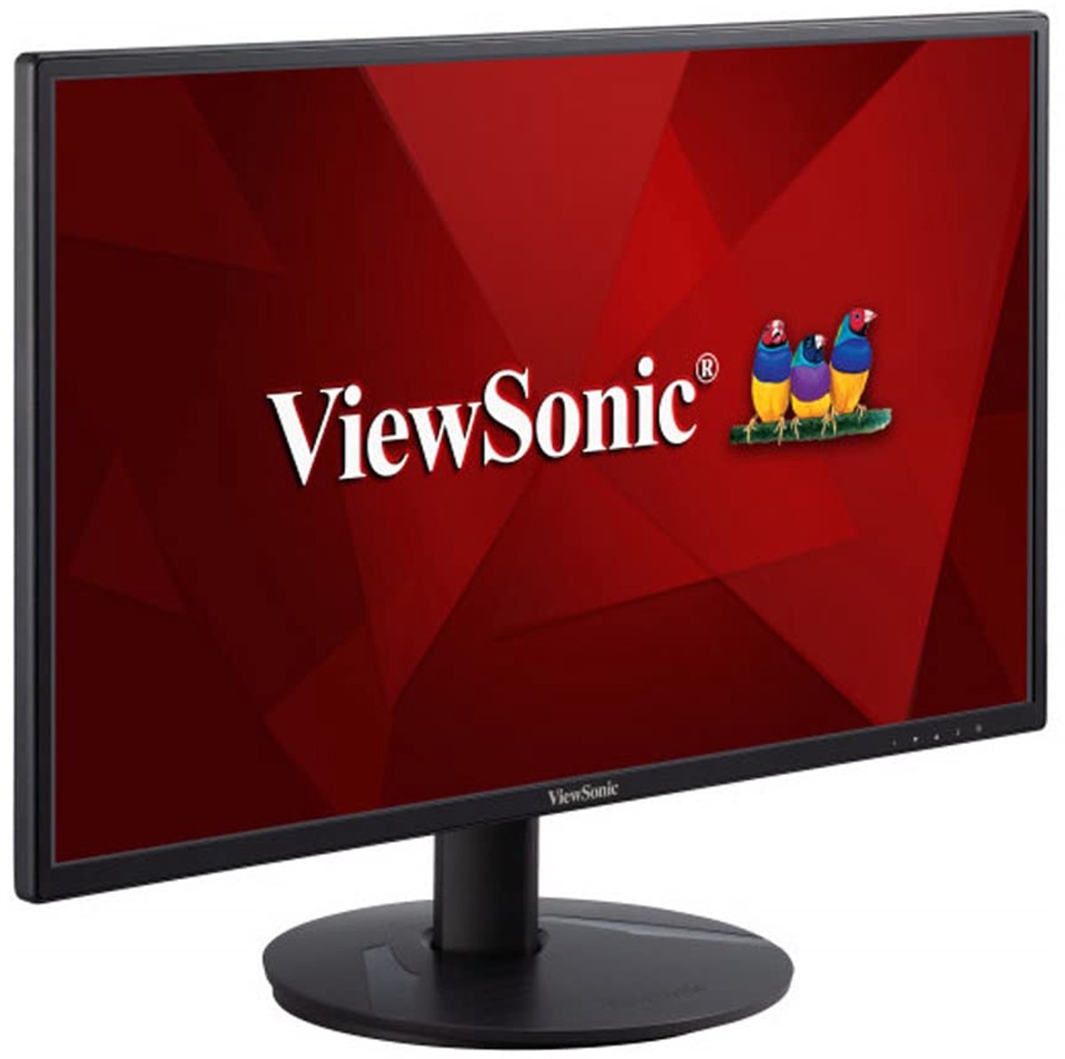 SnelShoppen - 27 Inch Full-HD Monitor met IPS-paneel, HDMI, VGA, Eye-Care en Eco-Mode in Zwart voor Thuis en Kantoor