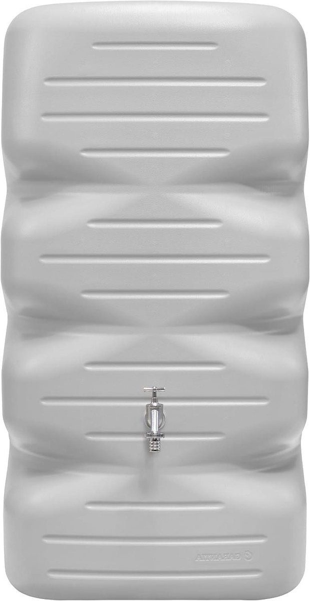 Tuinreservoir - Watertank - Water opslaan - Compacte afmetingen - 340 Liter - Betongrijs