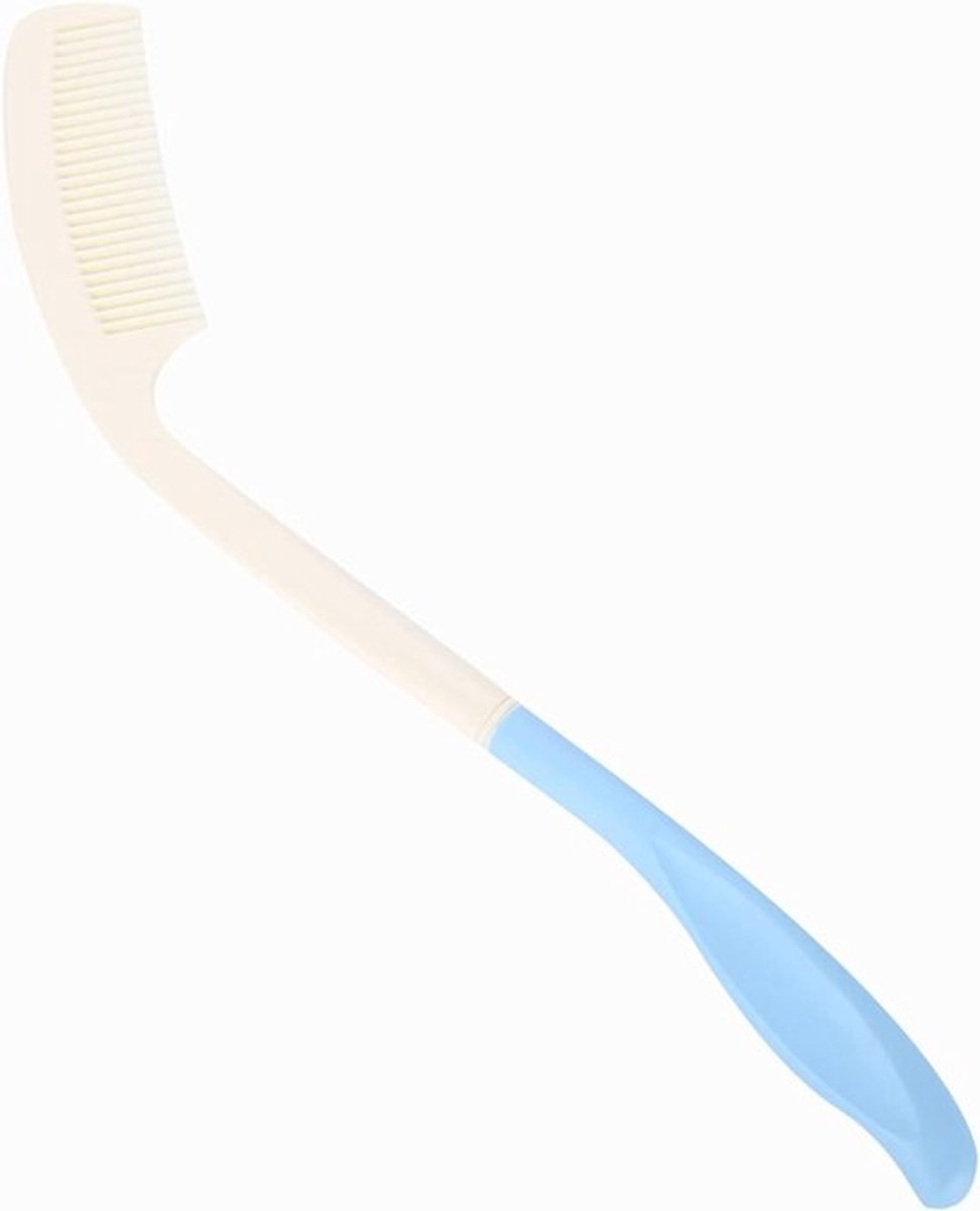 Ergonomische Haarborstel met Lange Steel en Antislip Grip voor Ouderen en Personen met Beperkingen, Ideaal voor Moeiteloos Kammen en Stijlvol Haarverzorging