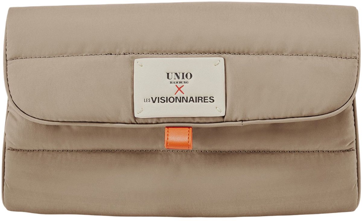 Unio Hamburg x Les Visionnaires toilettas Puffy Unio Cosmetic Bag Toast Taupe