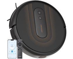 AIRROBO G50 – Robotstofzuiger – zuigkracht van 4000 Pa – ondersteuning voor app- en spraakbediening – ultradun ontwerp – bijzonder geschikt voor het verwijderen van dierenharen