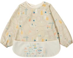 SnelShoppen - Little Dimsum Baby Lätzchen met Ärmeln, Wasserdicht & Abwaschbaar Ganzkörper-Ärmellätzchen voor Babies 6-36 Maanden, Perfect voor Eten,