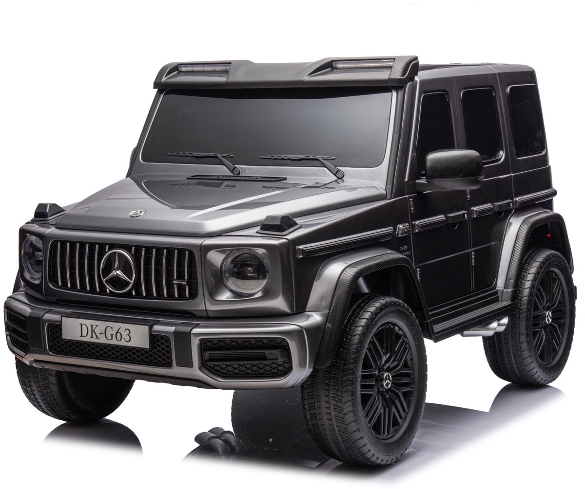Mercedes G63 XXL 24V 2-persoons kinderauto metallic Grijs