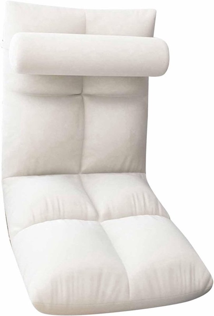 Vouwbare vlo stoelen met lendenkussen, loungebank met 5 verstelbare posities en rugsteun,