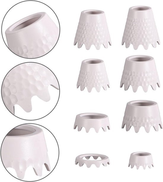 Dailygoods- Golf Tees 8 Stuks - ABS Materiaal - Indoor/Outdoor Training - Praktische Simulator Accessoires - Kegelvorm - Verstelbare Grootte 0,6-5,5 cm van Dailygoods — afbeelding 2