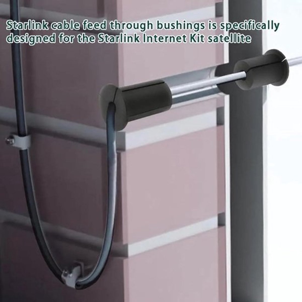 10-Pack Siliconen Muurdoorvoer Set voor Kabelgeleiding - Kabeldoorvoer voor Muurgat - 0,75 Inch Muurdoorvoer met Meubeldraadgat
