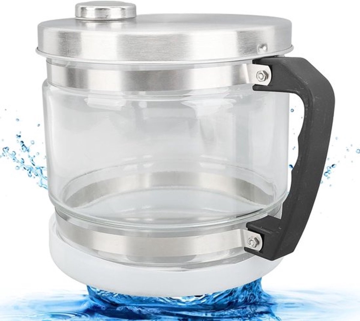 Glazen Water Decanteerder van 1 Gallon / 4L voor Thuisgebruik, Ideaal voor Distillatie en Schoonheid, Perfect als Watercontainer en Flessen voor Cosmetica