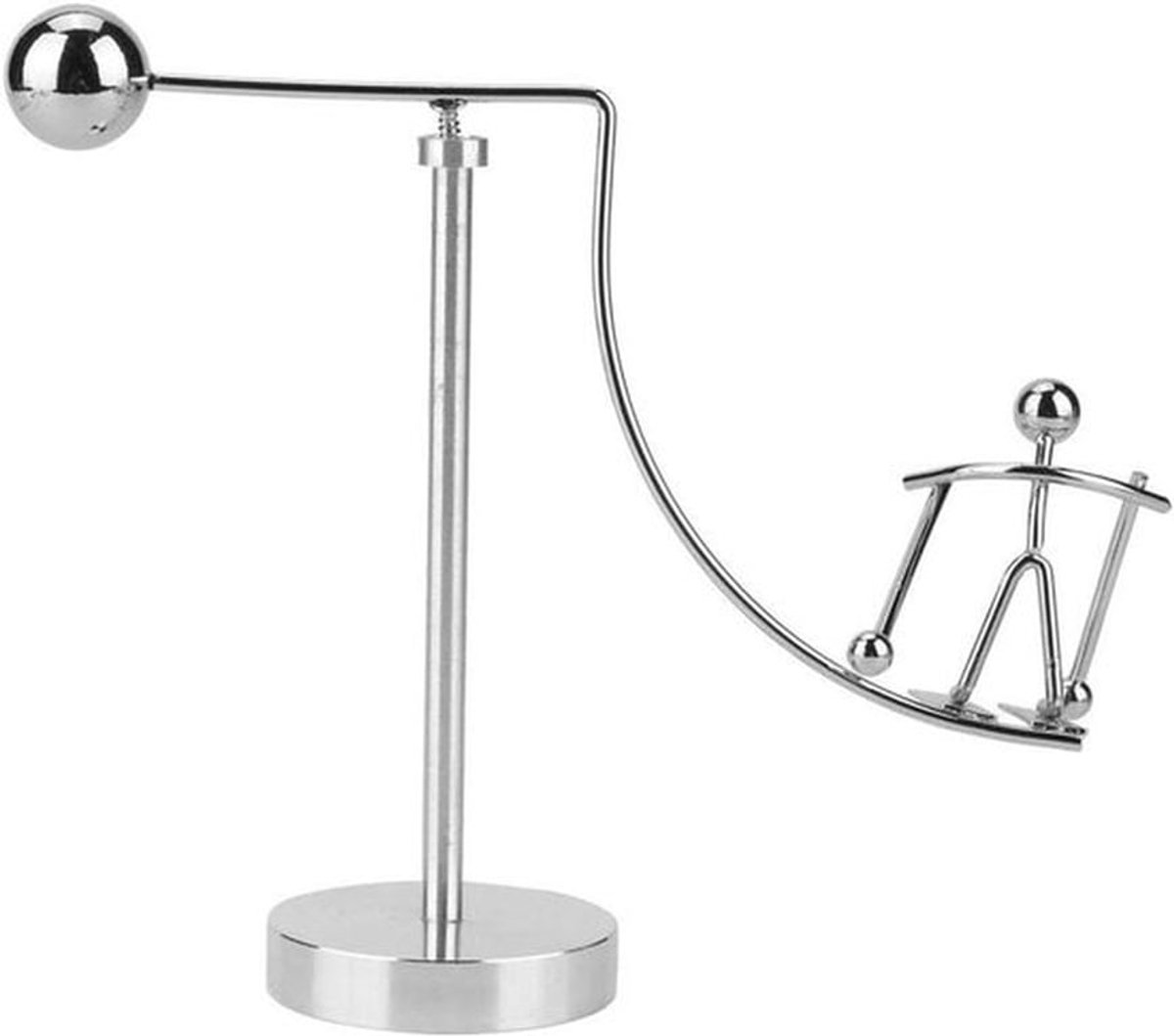 Balansspeeltjesspeelgoed voor thuisbureau - Dynamisch balancerend ski-decor met ski-man figuur