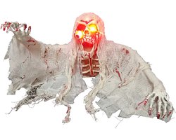 Clayre & Eef Halloween decoratie Overig Wit Kunststof Herfst decoratie
