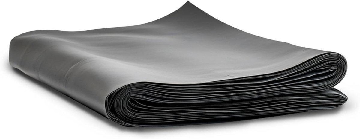 Bouwfolie T200 - Afdekzeil - Bescherming binnen buiten - Extra sterk waterdicht - 4x5 meter - Zwart