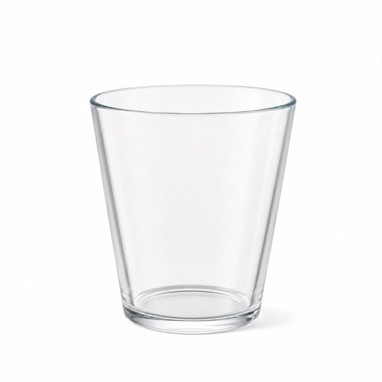 Van coos&aar | bloemenvaas - transparant - glas - 13 x 15 cm - boeketten en bloemen - stevig dik glas