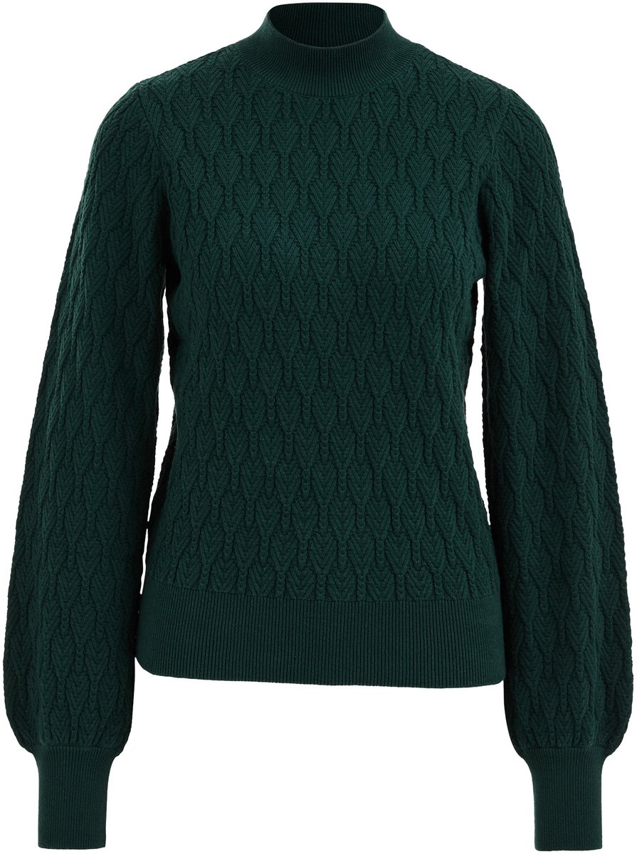 WE Fashion Dames gebreide trui met structuur
