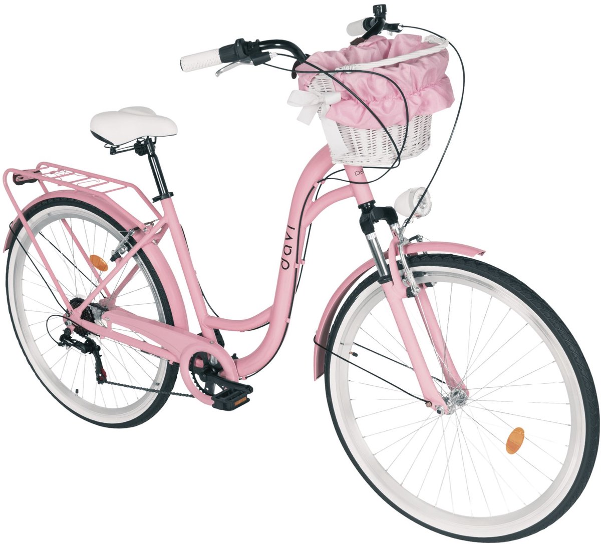 Davi Maria – Stadsfiets – 28 inch – 7 versnellingen – Roze