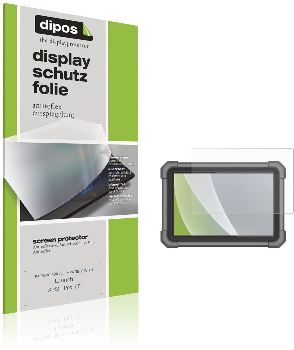 dipos – 2x Matte Beschermfolie geschikt voor Launch X-431 Pro TT | Krasbestendige & antireflecterende Screenprotector Ultra-Thin