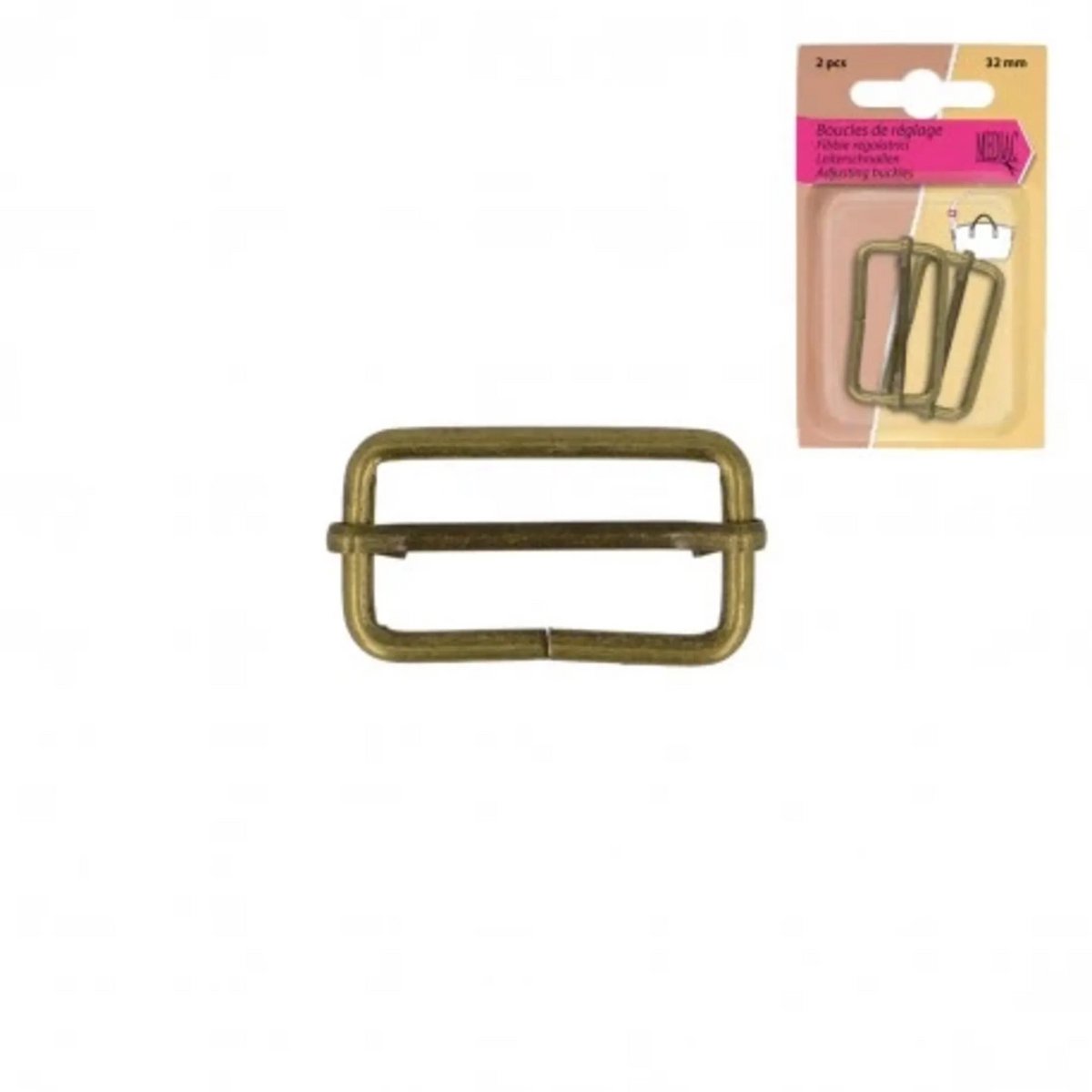 Mediac schuifgespen 32mm 2 stuks