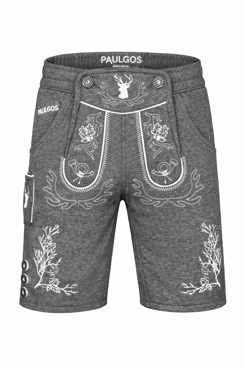 PAULGOS Heren Traditionele Joggingbroek - Design Traditionele Leren Broek - JOK3 - Verkrijgbaar in 3 kleuren - Maten S - 5XL