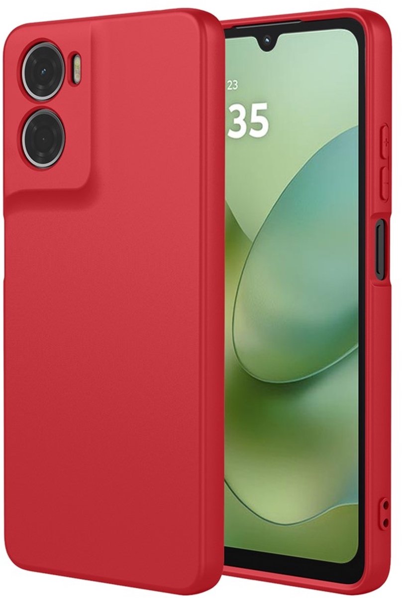 Coverup Hoesje - Geschikt voor Motorola Moto G06 / G06 Power Hoesje - Coverup Colour TPU Back Cover - Rood