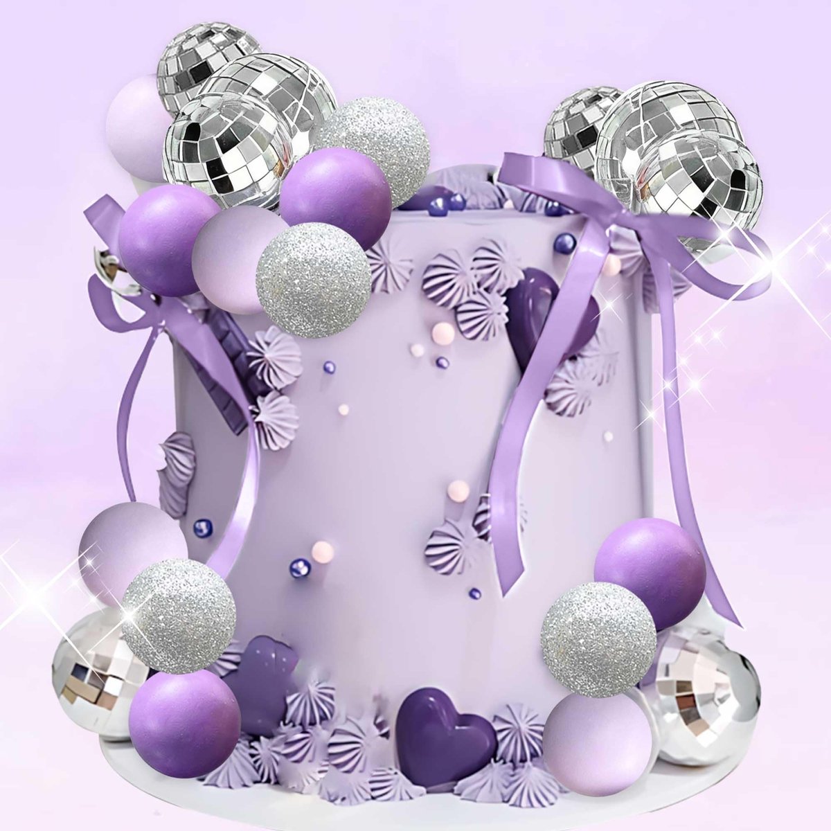 Solidchoice - Set van 15 Decoratieve Bollen voor Feesttaarten