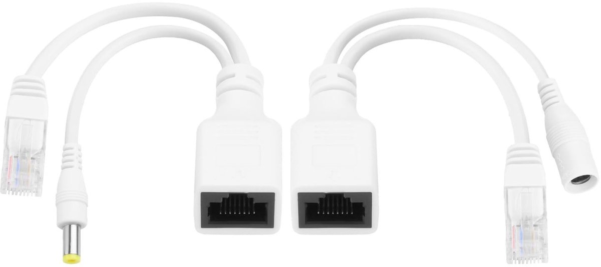 Solidchoice - PoE Splitter Adapter voor IP Camera's en Switches