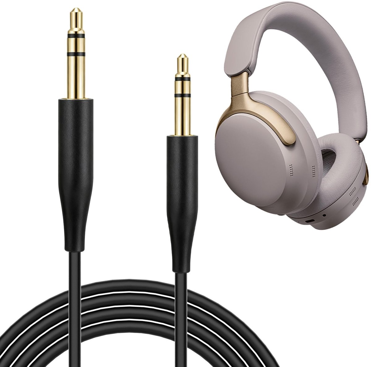 Solidchoice - 3.5 mm naar 2.5 mm Vervangende Audiokabel voor Koptelefoons
