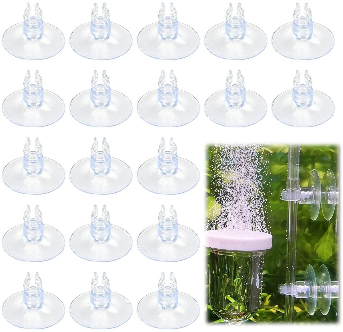 Solidchoice - Transparante Zuignappen voor Aquariumtoepassingen