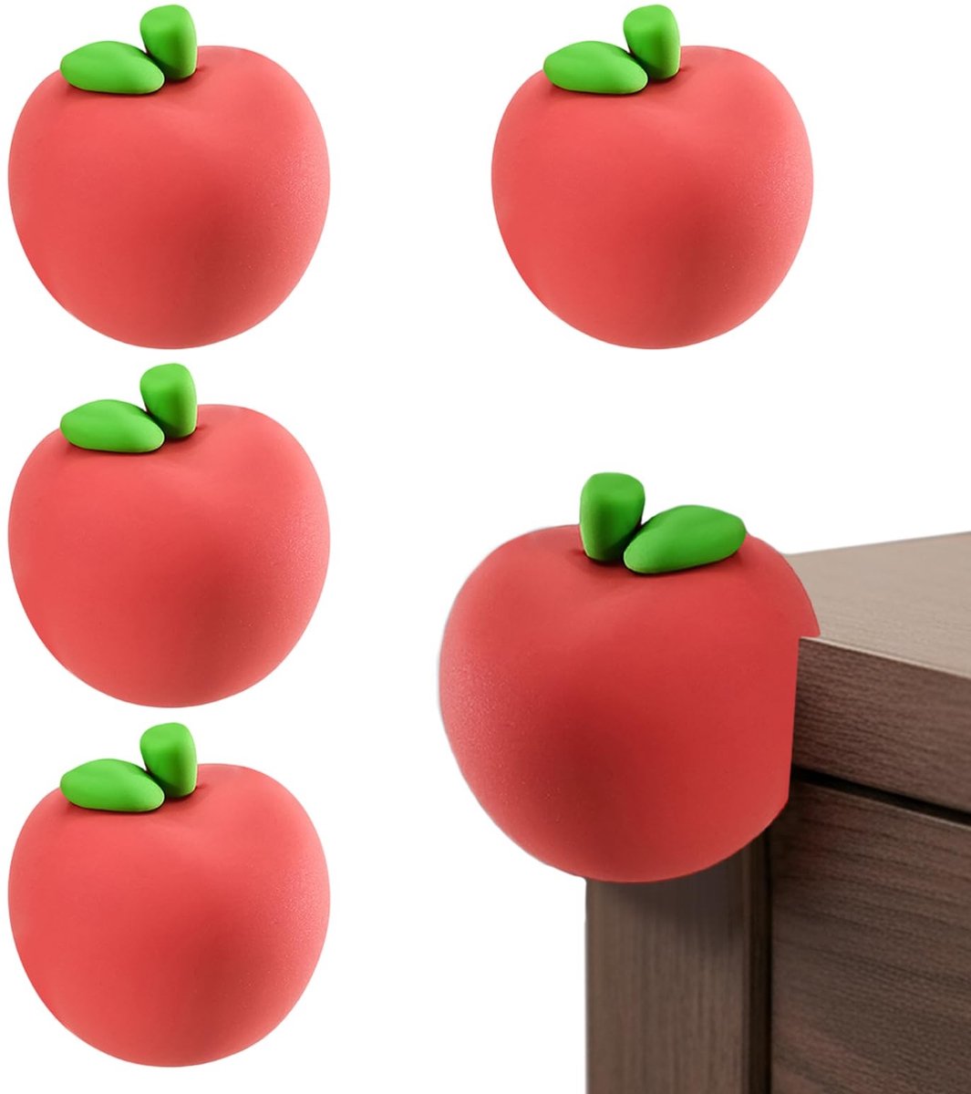 Solidchoice - Set van 4 Hoekbeschermers voor Tafel, Zelfklevend en Veilig voor Baby's