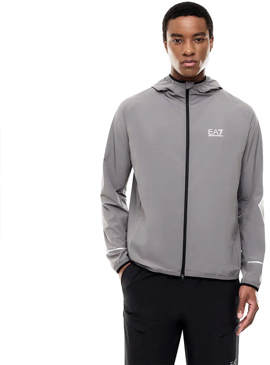Ea7 Emporio Armani 7m002817_af13392 Sweatshirt Met Rits Grijs S Man