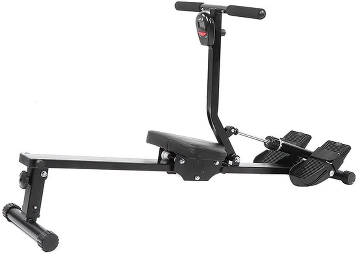 Roeimachine met Digitaal Magnetisch Remsysteem - Opvouwbare Fitness - Verstelbare Weerstand - Ergonomisch Ontwerp - Belasting 120 kg - Afmetingen 123 x 48 x 65 cm - Fitnessapparaat