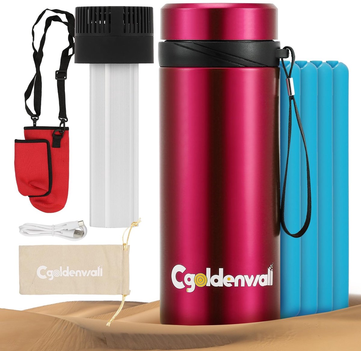 Solidchoice - Insuline Koelbox met Digitale Display en USB Koeling