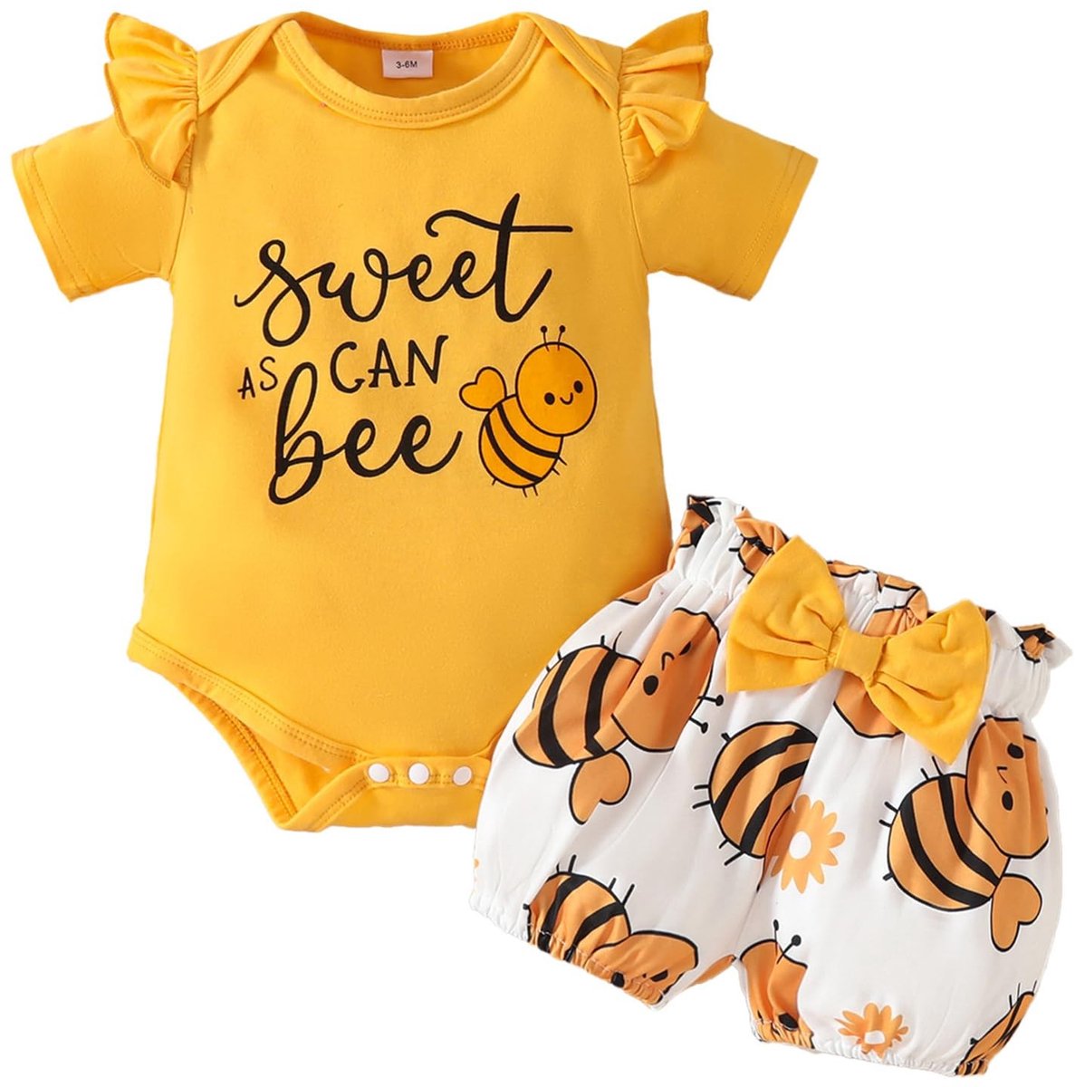 Solidchoice - Baby Meisje Ruffle Lace Romper met Shorts en Hoofdband