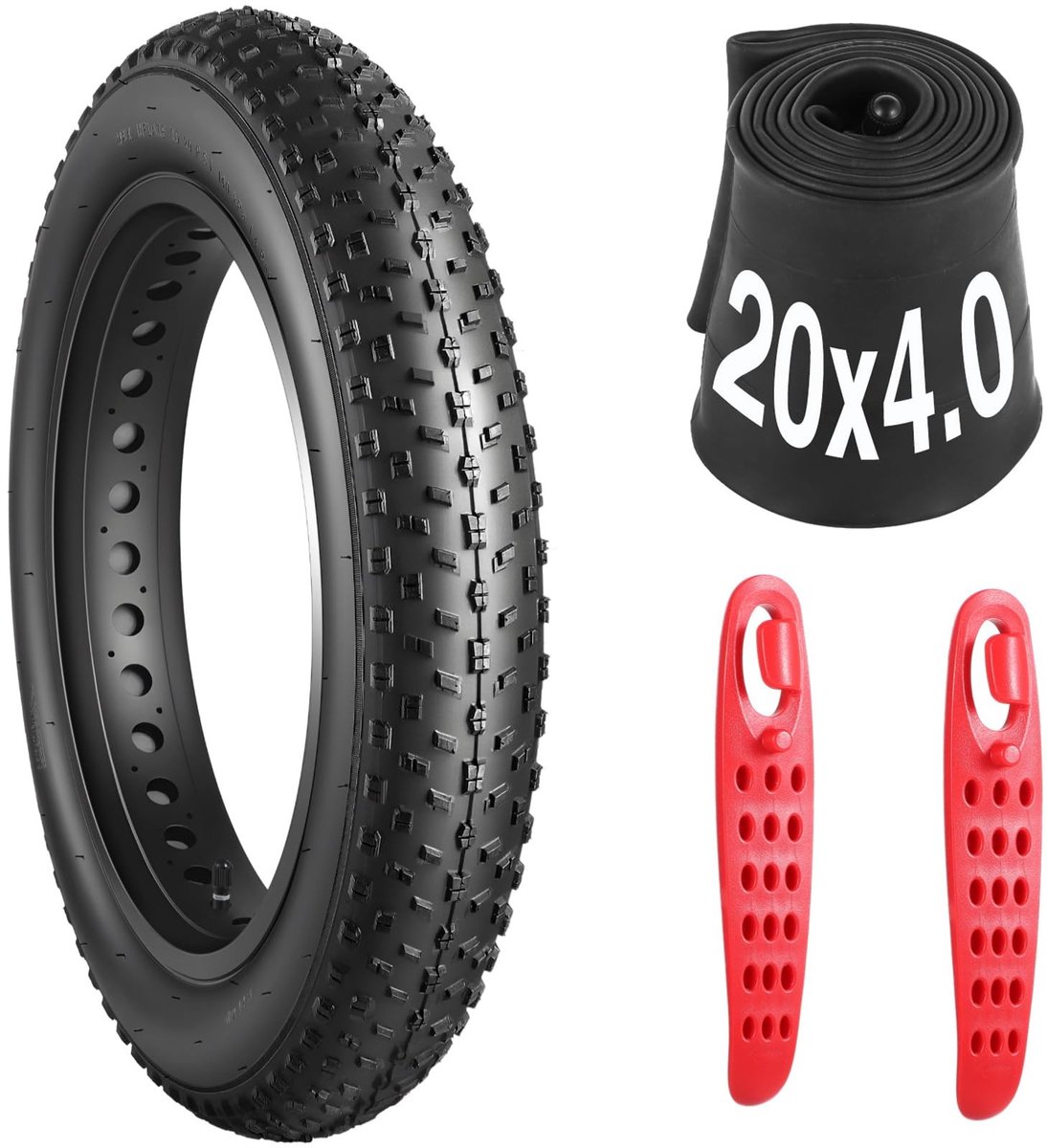 Solidchoice - 20 x 4.0 Fatbike Banden met Binnenbanden