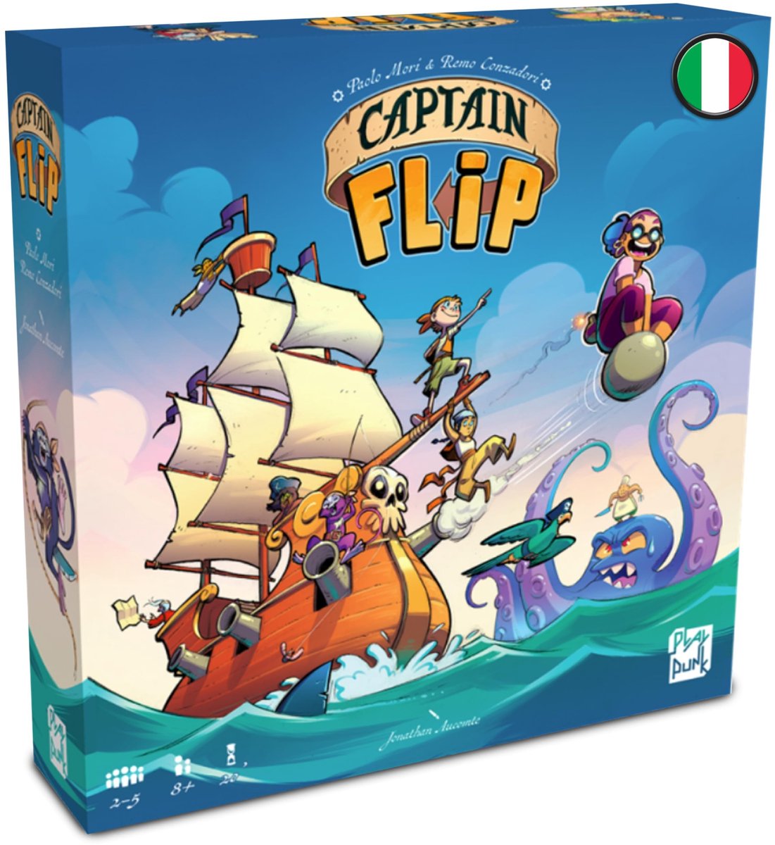 Solidchoice - Captain Flip Bordspel voor 2-5 Spelers vanaf 8 Jaar