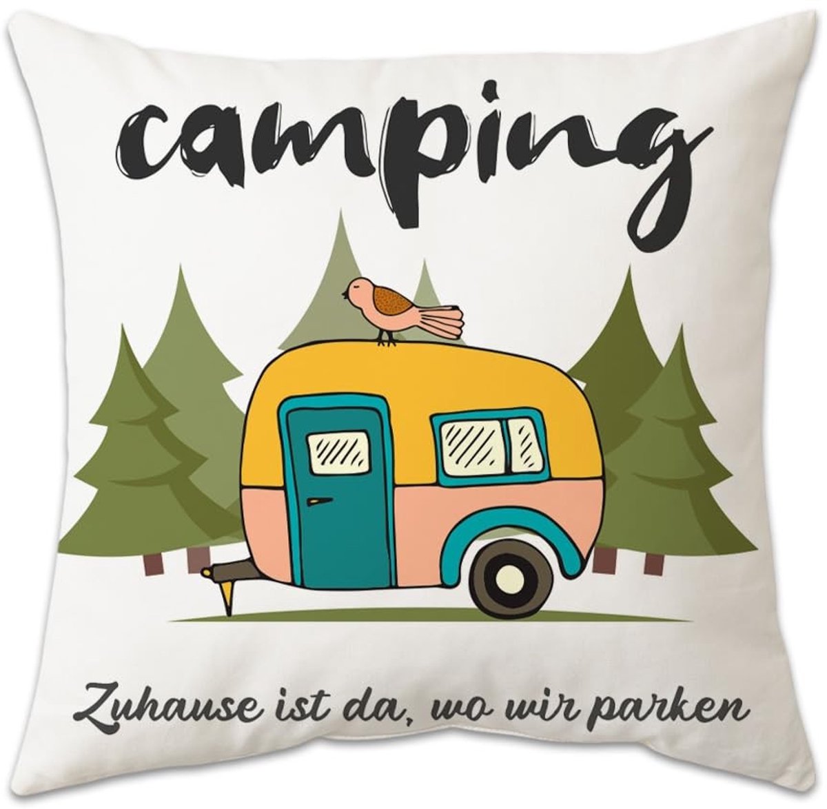 Solidchoice - Campingkussen 45x45 cm voor Comfortabel Gebruik